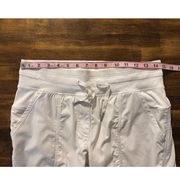 Lululemon Women’s 8 Pants Street To Studio Pull On Drawstring Waist Ruched - Picture 7 of 11